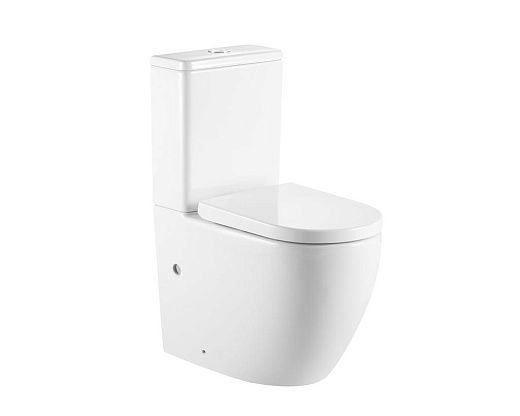 Унитаз напольный Triton-Pro Corso CO-3806 34,5x61,5 сиденье Duroplast, SoftClose, белый