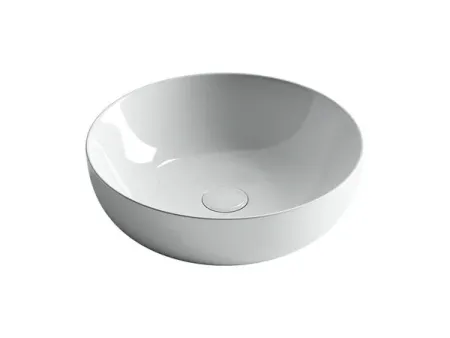 Раковина Ceramicanova Element CN5024 42 x 42 x 13 см, накладная, круглая, без перелива, сантехфарфор