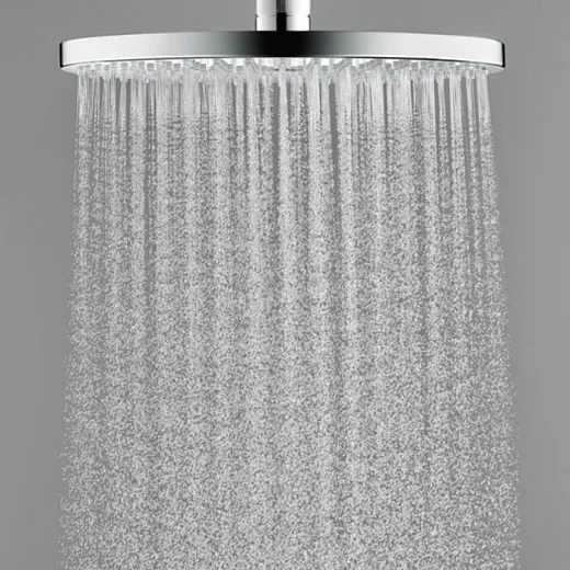 Верхний душ Hansgrohe Raindance S 240 1j PowderRain с потолочным подсоединением 10 см 27620000, хром