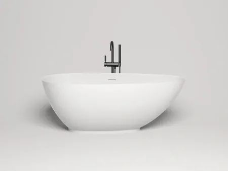 Ванна Salini Paola 101512SMF, 172 х 82 см, из искусственного камня S-Stone, цвет белый матовый, RAL полностью
