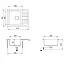 Мойка AquaSanita Notus SQ 102 221 AW light grey
