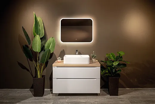 Зеркало Raval Призма  50х70 сенсор Гор/верт, Prz.02.500x700/W/RL