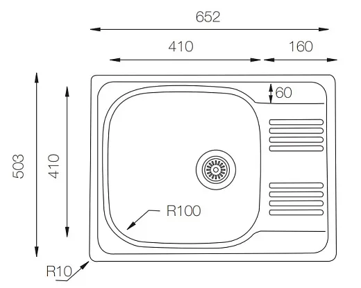 Мойка ZorG ZCL 6550 микродекор