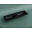 Умывальник Ceramicanova Grace CN7022MB 141см сантехфарфор черный матовый, CN7022MB