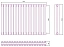 Радиатор стальной трубчатый Сунержа Эстет-00, ширина 80 см, высота 50 см, 18 секций, боковое подключение, хром, 00-0332-5018
