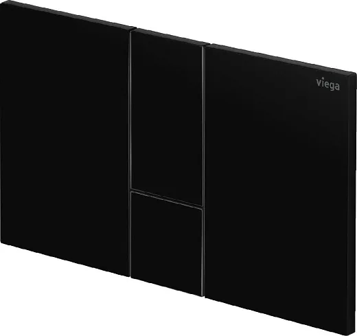 Панель смыва Viega Prevista для унитазов Visign for Style 24, цвет черный