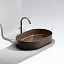 Раковина Ceramicanova Element CN6048MDB, 60 см, сантехфарфор, цвет темно-коричневый матовый