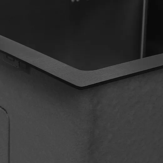 Мойка кухонная из нержавеющей стали ARFEKA ECO AR 500*500 BLACK PVD NANO