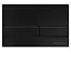 Инсталляция Ceramicanova Envision с унитазом Ceramicanova Metric CN3007_1002B_1000 Rimless CN3007, крышка микролифт, клавиша Flat черный матовый
