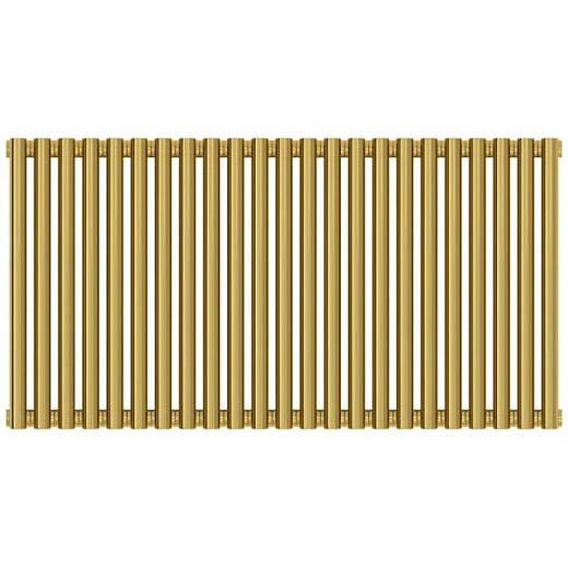 Радиатор трубчатый Сунержа Эстет-00, 23 секции, боковое подключение, цвет золото, 03-0332-5023