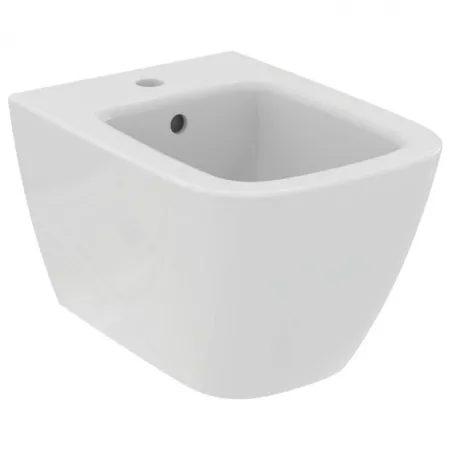 Биде подвесное с отверстием под смеситель Ideal Standard i.life S T459301, с крепежом для полностью скрытого монтажа