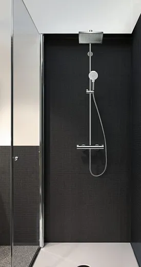 Душевая система Hansgrohe Crometta E 240 1jet Showerpipe EcoSmart 27281000