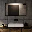 Зеркало Raval Альтера Black 60х100 бесконтакт Гор/верт, AltBl.02.600x1000/W/RL