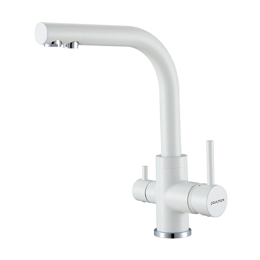 Смеситель PAULMARK ESSEN Es213011-431TW, (белый/белый матовый)