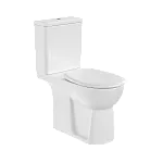 Унитаз напольный компакт  VitrA Conforma с сиденьем без микролифта, белый, покрытие Hygiene, 9899B003-7200
