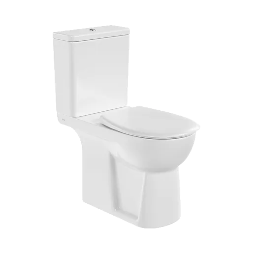 Унитаз напольный компакт  VitrA Conforma с сиденьем без микролифта, белый, покрытие Hygiene, 9899B003-7200