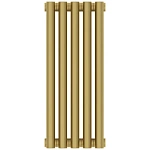 Радиатор трубчатый Сунержа Эстет-11, 5 секций, боковое подключение, цвет матовое золото, 032-0302-5005 Радиатор трубчатый Сунержа Эстет-11, 5 секций, боковое подключение, цвет матовое золото, 032-0302-5005