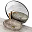 Умывальник Rea Roxy B Stone Nature 48,7х30,8 бежевый, REA-U6650