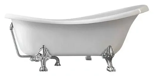 Ванна из искусственного камня Belux Ладья ВЛА 1600, 160 х 75 см, белая, 4810924281951