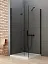 Душевой уголок New Trendy NEW SOLEO BLACK (L) 100x90x195 (var 3)