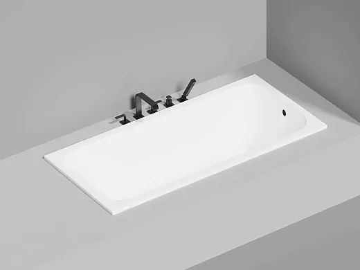 Ванна Salini Orlanda 102016GF, 170 х 80 см, из искусственного камня S-Sense, цвет белый, покраска по RAL полностью