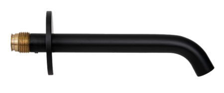 Излив настенный 16 см Remer X Style 91XNO, черный матовый Излив настенный 16 см Remer X Style 91XNO, черный матовый