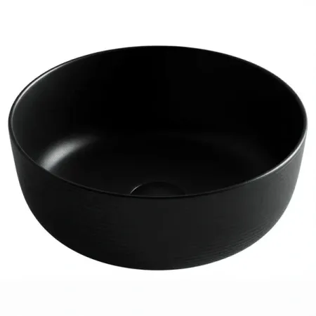 Раковина Ceramicanova Element CN6073MB, 35 см, сантехфарфор, цвет черный матовый