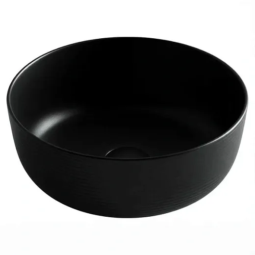 Умывальник Ceramicanova Element CN6073MB 35см сантехфарфор черный матовый, CN6073MB