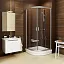 Душевой уголок Ravak BLCP4-80 Transparent, профиль сатин