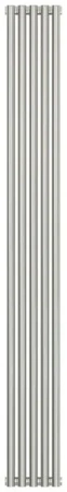 Радиатор стальной трубчатый Сунержа Эстет-11, ширина 25 см, высота 180 см, 5 секций, боковое подключение, хром, 00-0302-1805 Радиатор стальной трубчатый Сунержа Эстет-11, ширина 25 см, высота 180 см, 5 секций, боковое подключение, хром, 00-0302-1805