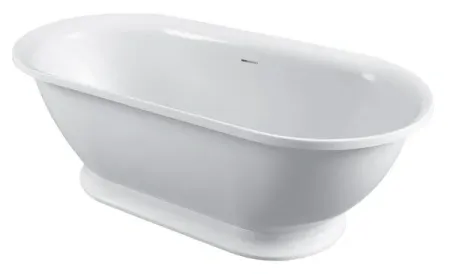 Ванна из искусственного камня Belux Анжело Ан-1650, 165 х 80 см, белый, 4810924266507