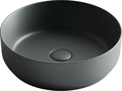 Раковина Ceramicanova Element CN6022MDH 39 x 39 x 12 см, накладная, круглая, без перелива, сантехфарфор