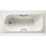 Чугунная ванна Roca Malibu 160*70 см 2334G0000 с отверстиями для ручек