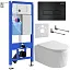 Комплект инсталляции с унитазом 6 в 1 Roxen StounFix Dual Fresh 968211 (состоит из: 710200, Caspia 410280B, 530200-01)