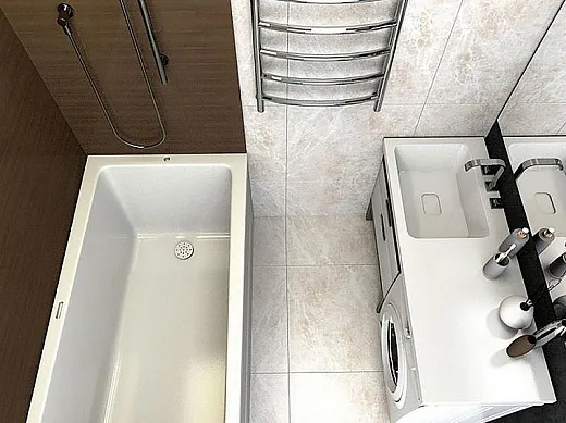Умывальник накладной Madera Kamilla 120 L белый без отверстия, 4627173210027-б/о