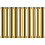 Радиатор трубчатый Сунержа Эстет-00, 17 секций, боковое подключение, цвет золото, 03-0332-5017