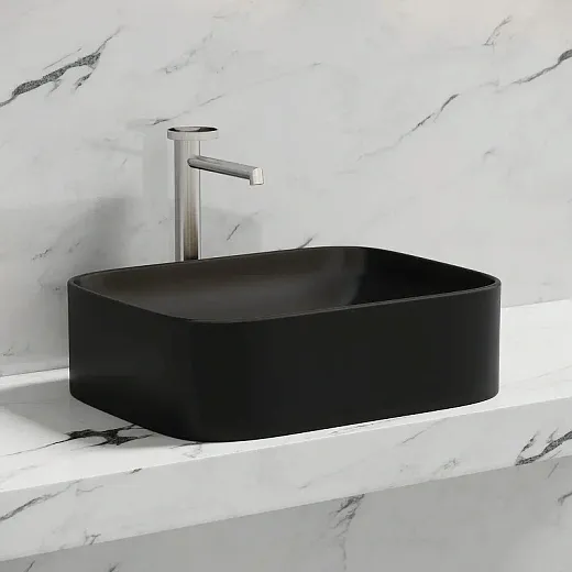 Умывальник Ceramicanova Element CN6052MB 50см сантехфарфор черный матовый, CN6052MB