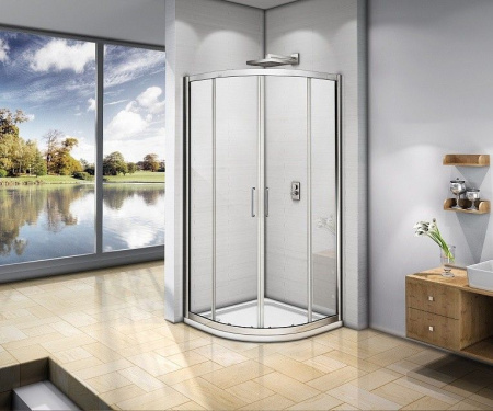 Душевой уголок Good Door Neo R-100-С-CH 100 х 100 х 185 см, НЕ00010, стекло прозрачное, профиль хром Душевой уголок Good Door Neo R-100-С-CH 100 х 100 х 185 см, НЕ00010, стекло прозрачное, профиль хром