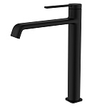 AQM6414MB AQUAme Asti Смеситель для раковины однорычажный, Черный матовый