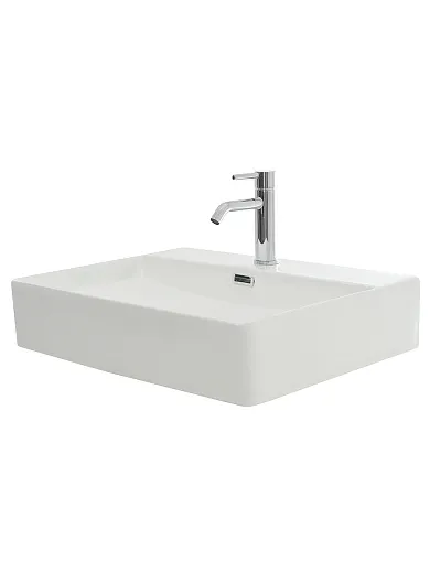 AQM5004 Раковина настольная AQUAme с отверстием под смеситель. 590х430х120
