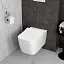 Подвесной унитаз VitrA Metropole Square  безободковый QuantumFlush с сиденьем микролифт, белый, 7906B003-6430