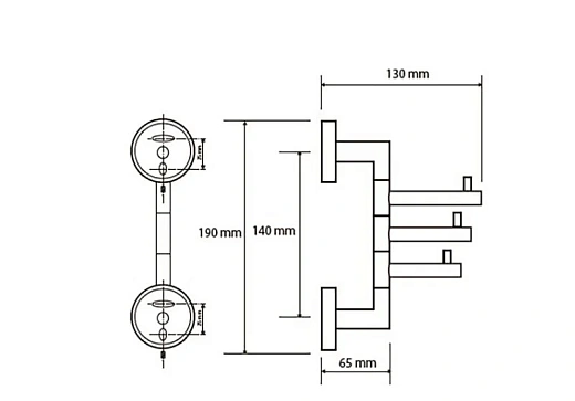 Крючок тройной Bemeta Neo 104206075 5.5 x 11 x 19 см поворотный, хром матовый Крючок тройной Bemeta Neo 104206075 5.5 x 11 x 19 см поворотный, хром матовый