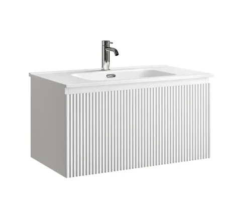 Тумба под раковину Sancos SNOB R 1.0, SNR1.080W, 80 см, подвесная, Bianco
