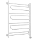 Полотенцесушитель электрический Стилье Формат 22, 60/80, 800x600, ТЭН справа, белый матовый, 30522-8060