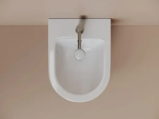 Биде Ceramicanova Alba CN11006, подвесное, белый