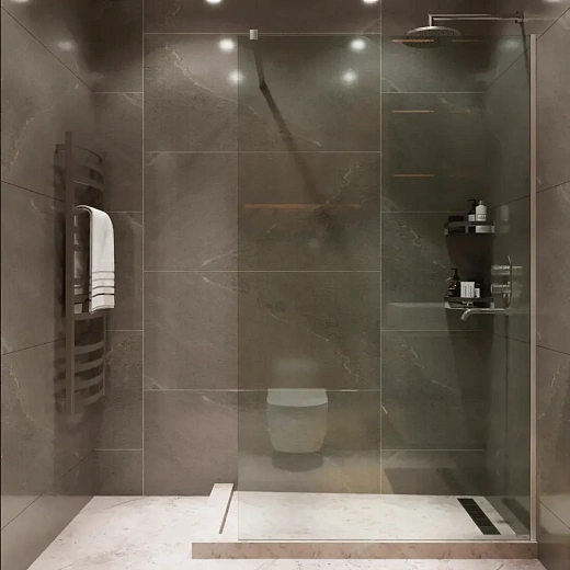 Душевое ограждение Benetto BEN-602_SL_C 900х2000