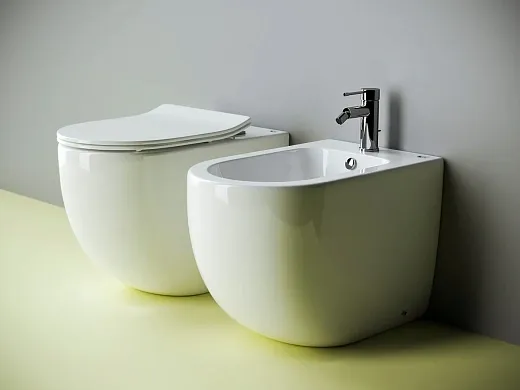 Биде Ceramicanova Metropol CN4005, напольное, сантехфарфор