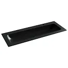 Умывальник Ceramicanova Grace CN7016MB 121см сантехфарфор черный матовый, CN7016MB