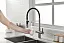 Смеситель PAULMARK GRAVITY Gr213888-BS сталь, черный, гибкий излив