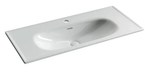 Раковина Ceramicanova Sabo CN13003, 100 см, сантехфарфор, белый